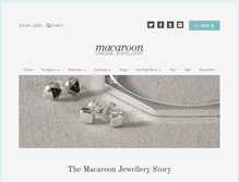 Tablet Screenshot of macaroonjewellery.co.uk